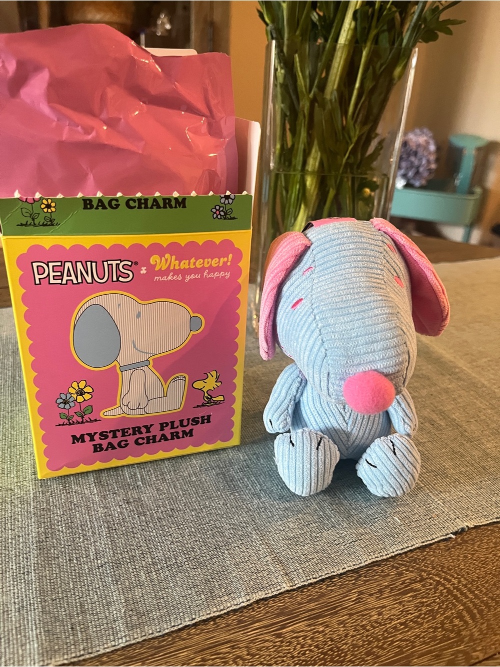 Peanuts/Snoopy x Whatever Makes You Happy! Blind Box Bag Charm/Key Chain Plush
